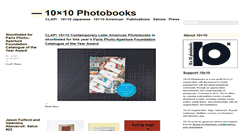 Desktop Screenshot of 10x10photobooks.org